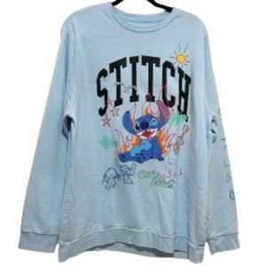 NWOT- Oversized Stitch Pullover Fashion Sweatshirt for Women– Lilo & Stitch XL